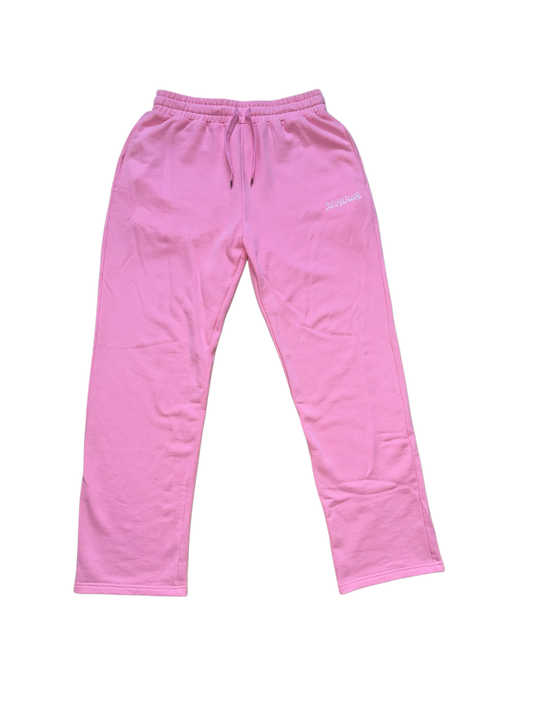 OPEN LEGS JOGGER PINK