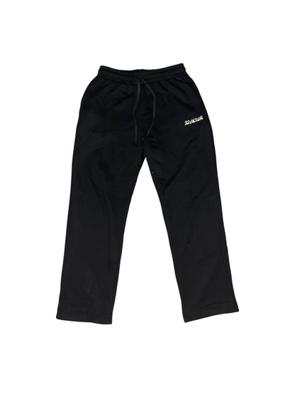 OPEN LEG JOGGER BLACK